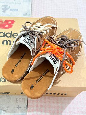 New Balance X Miu Miu 530 Sl Suede Mules